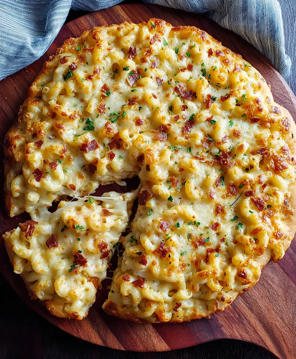 Ultimate Mac & Cheese Pizza - Creamy Cheesy Comfort