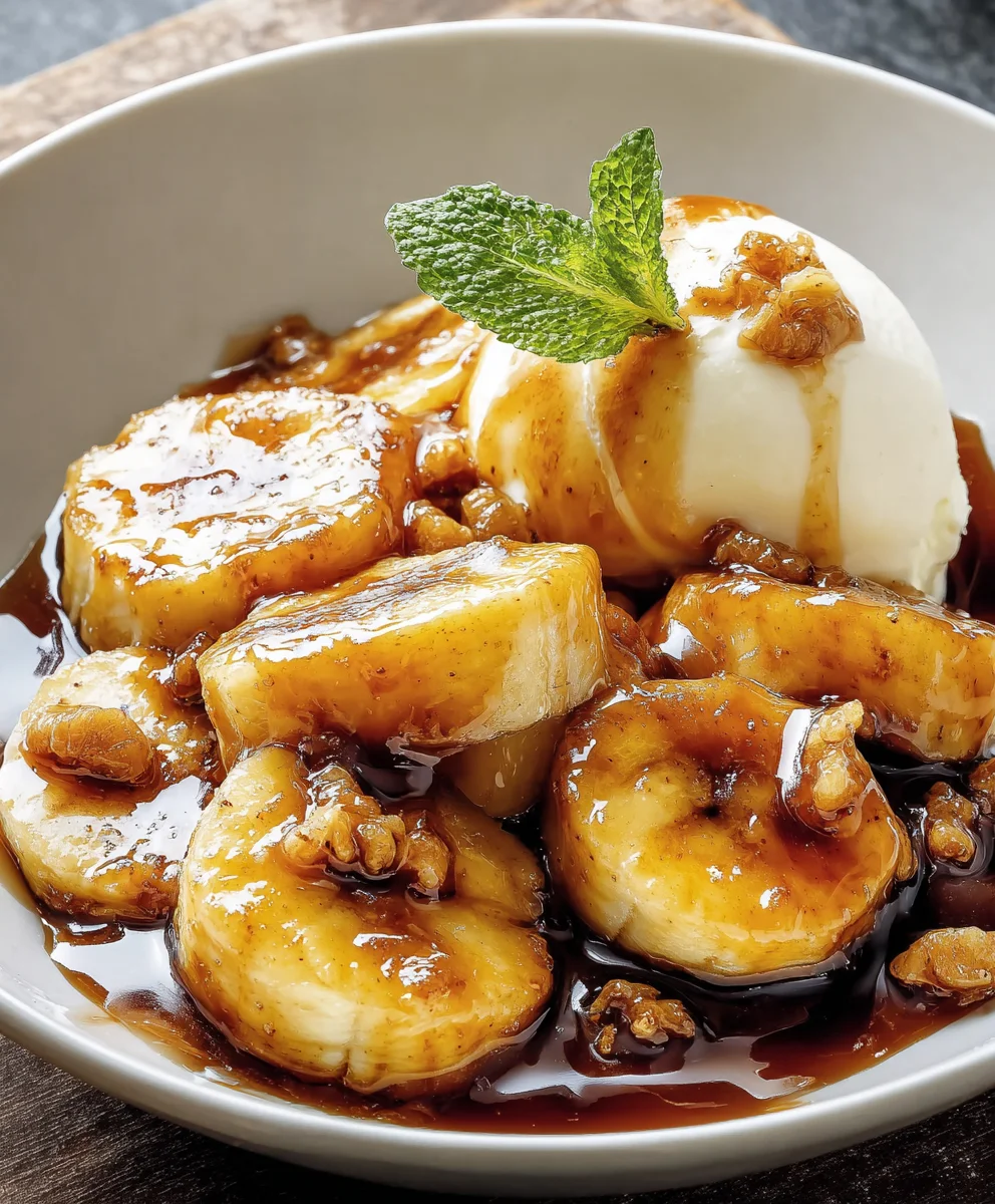 Quick Banana Foster Dessert-Easy & Delicious