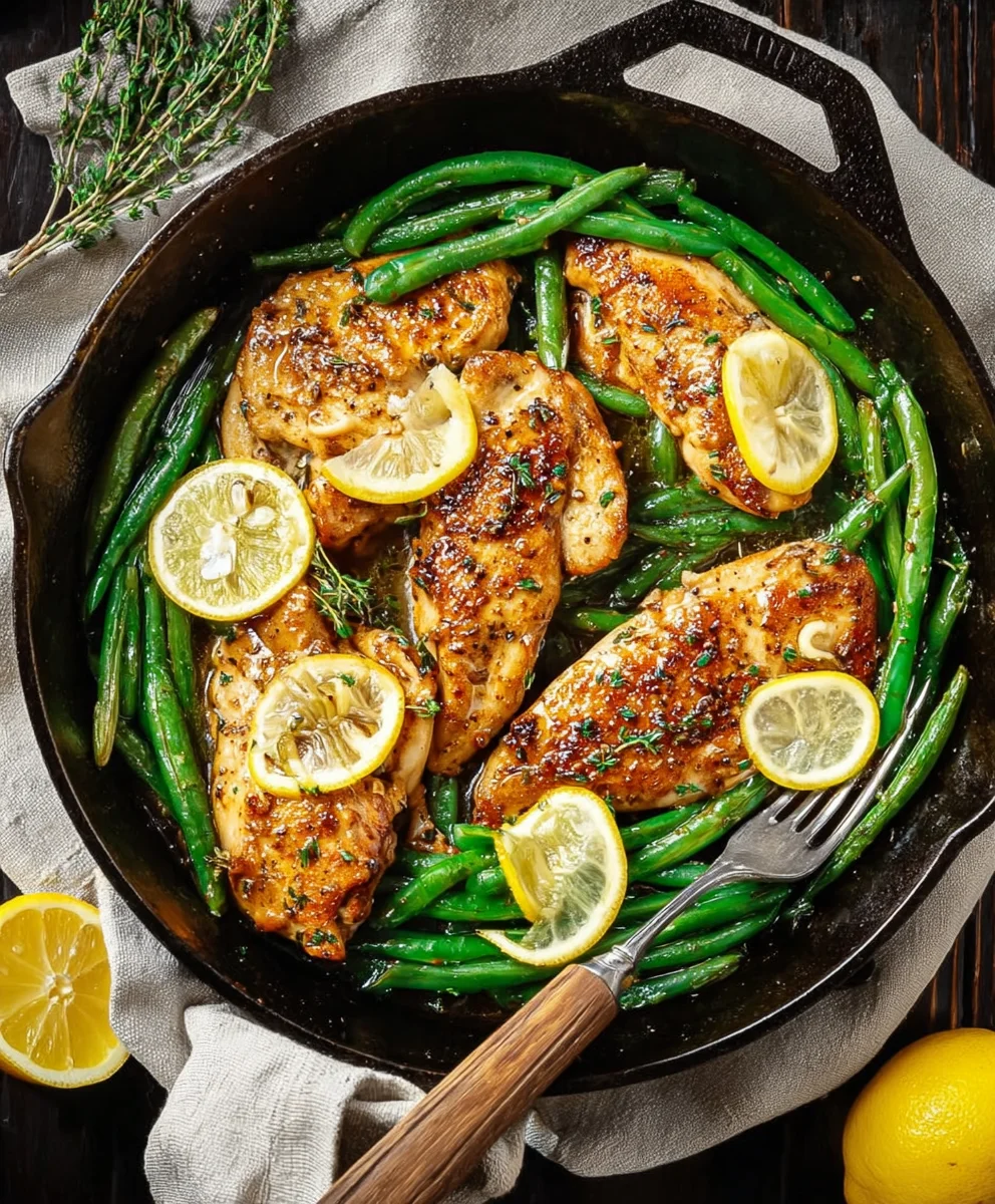 Lemon Garlic Butter Chicken Skillet - Easy Dinner