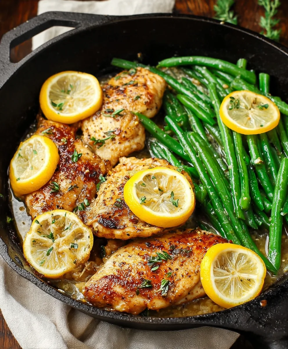 Lemon Garlic Butter Chicken Skillet - Easy Dinner