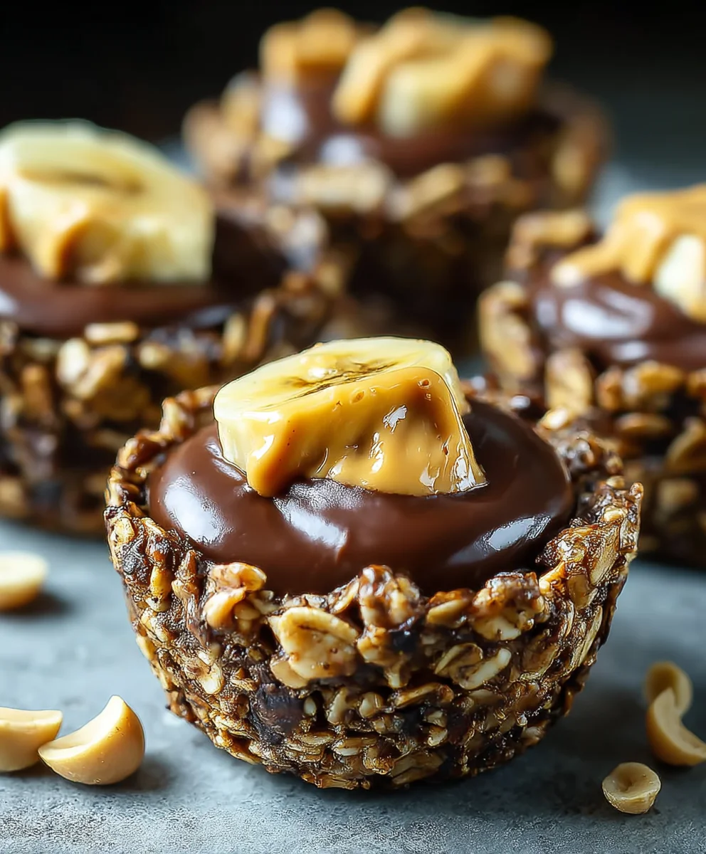 Chocolate Granola Cups-Peanut Butter Bliss