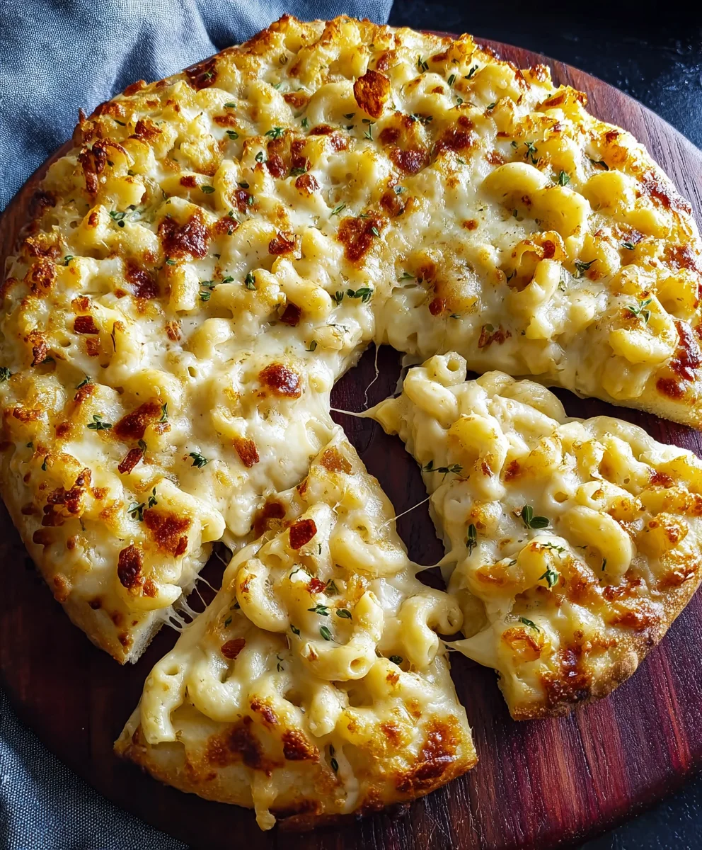 Ultimate Mac & Cheese Pizza - Creamy Cheesy Comfort