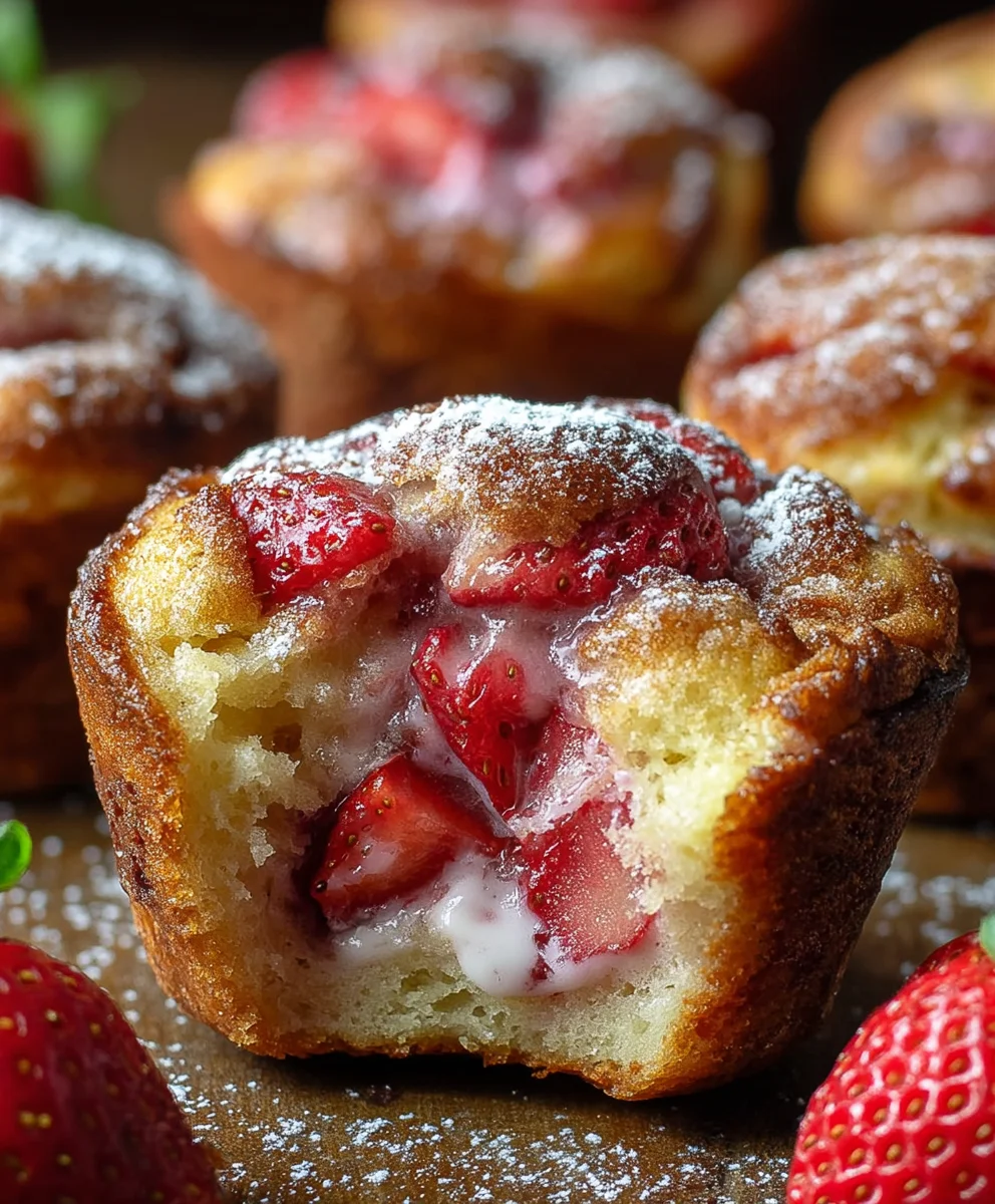 Strawberry French Toast Muffins - Easy & Delicious Breakfast