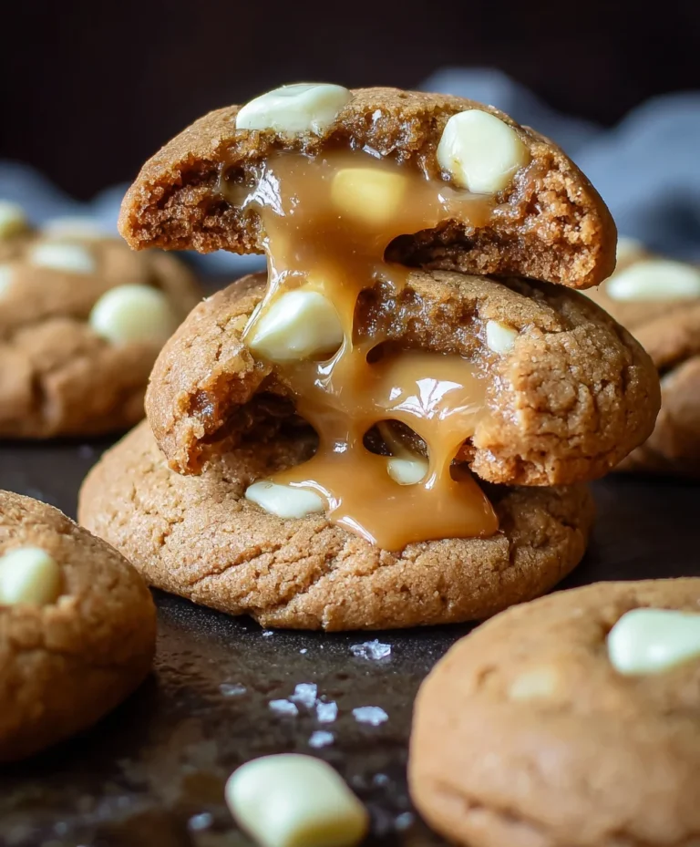 Caramel Gin Extract Cookies with White Chocolate & Butterscotch
