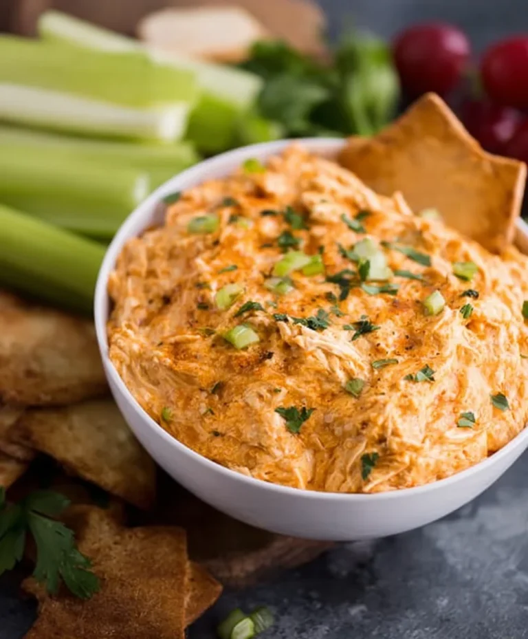 Easy Crockpot Buffalo Chicken Dip-Party Favorite