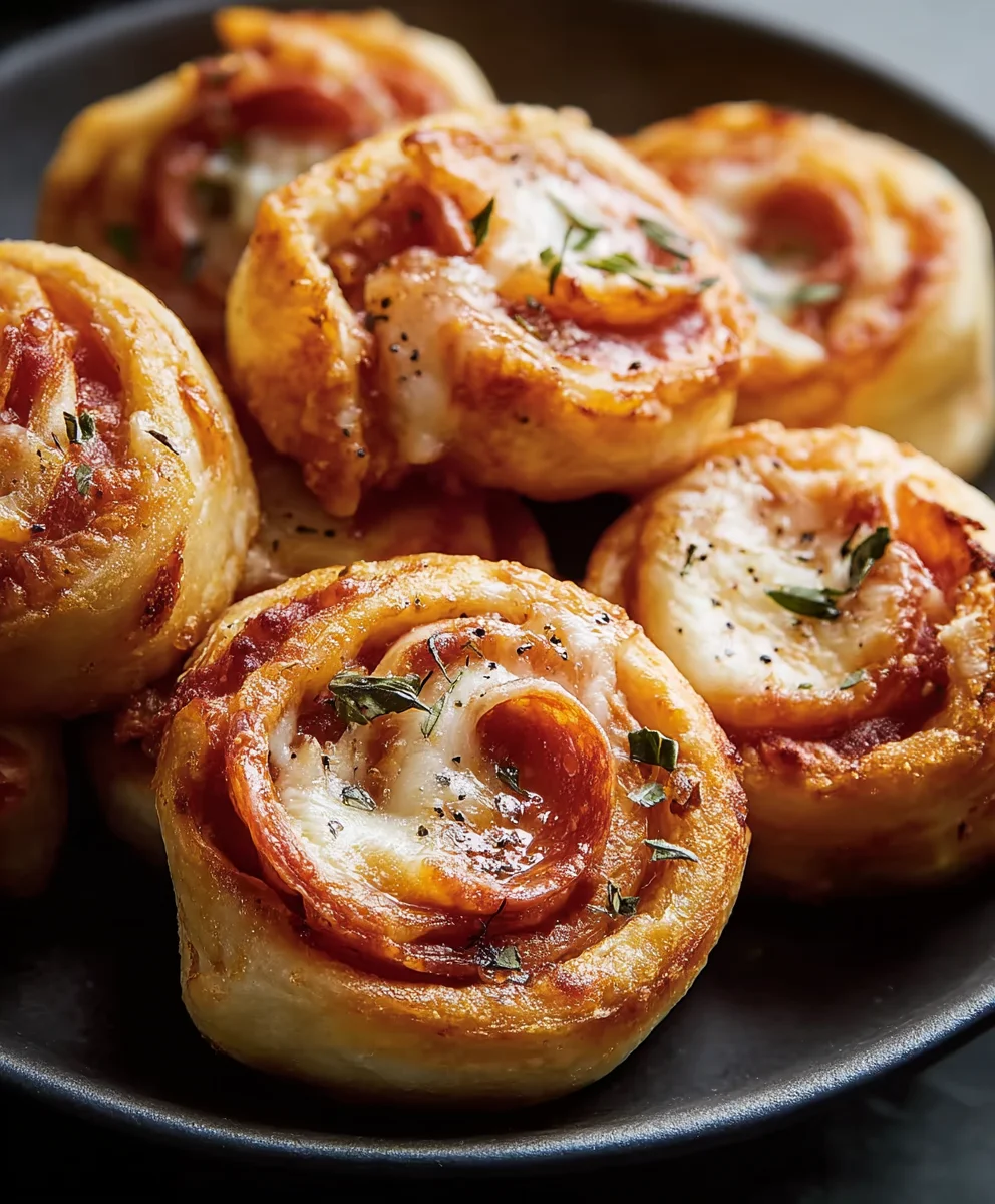 Homemade Beef Beef Pepperoni Pizza Rolls- Easy Snack