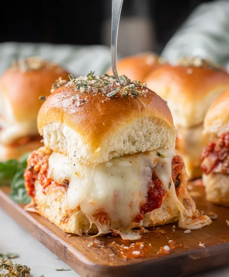 Easy Pizza Sliders-Beef and Cheese Bites