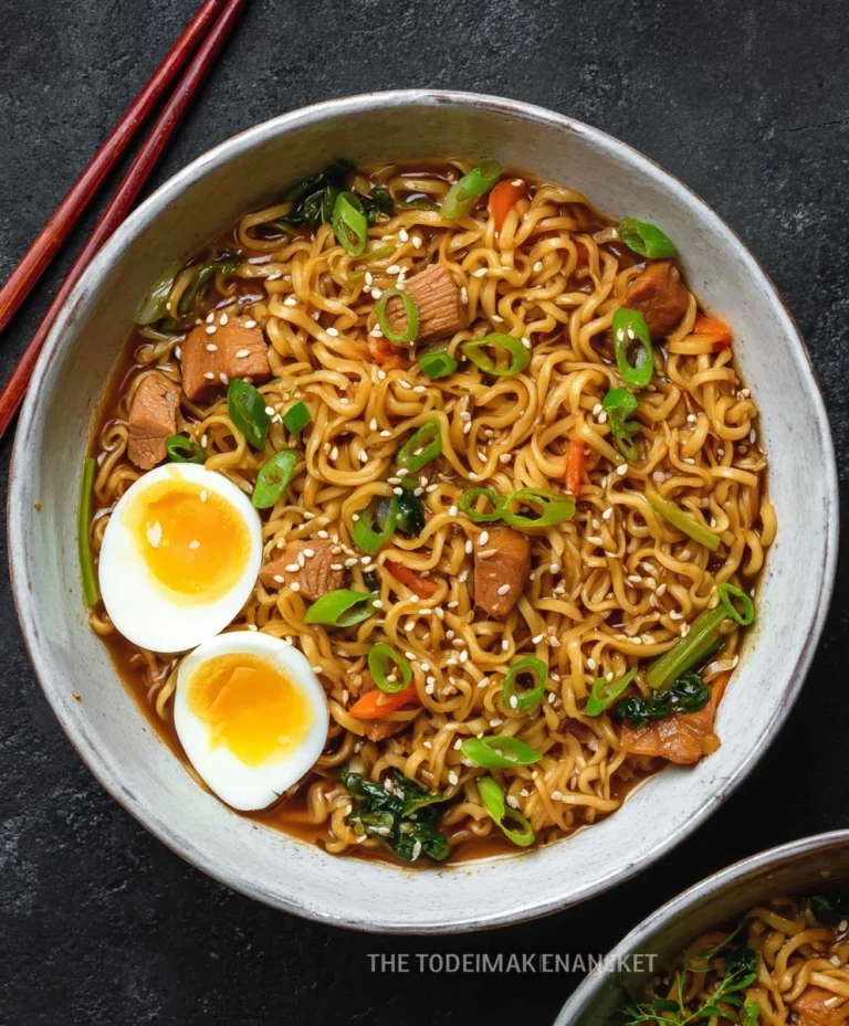 Easy Saucy Ramen Noodles Recipe-Quick & Delicious Beef Bowls