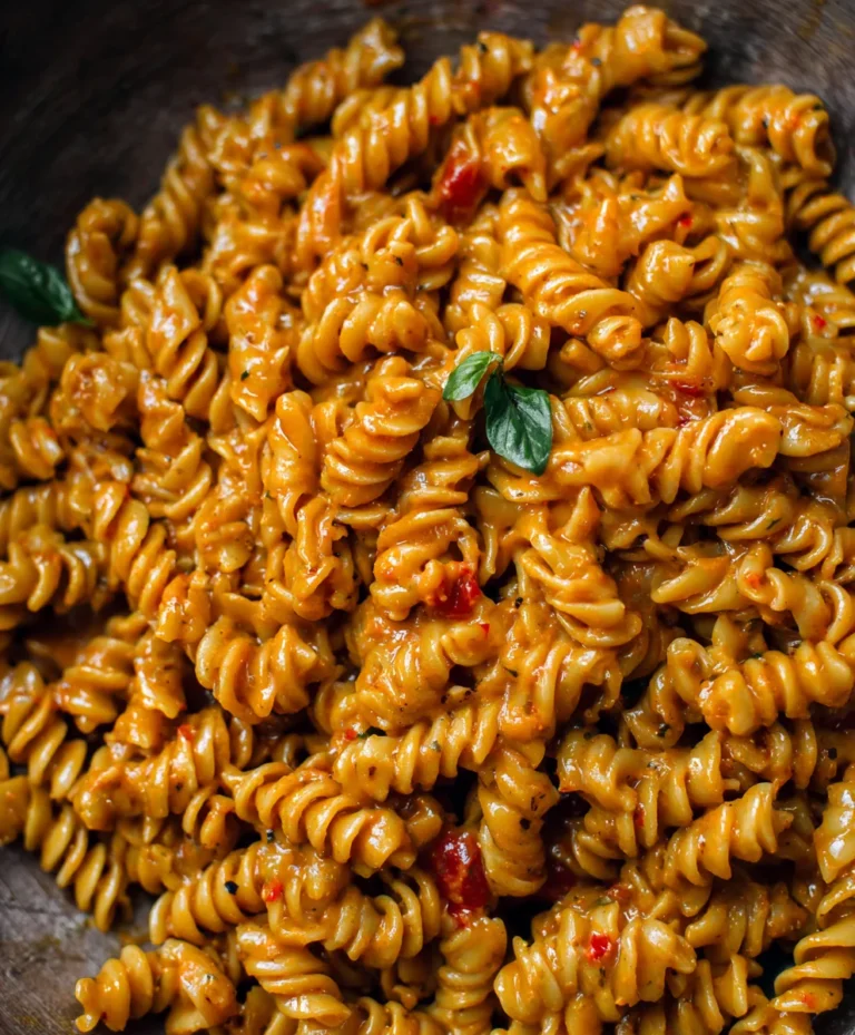 Creamy Vegan Spicy Fusilli-Easy Dinner Recipe