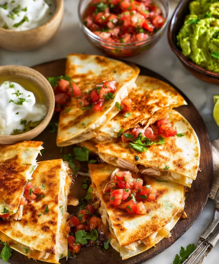 Easy Mini Chicken Quesadillas Recipe – Quick & Delicious