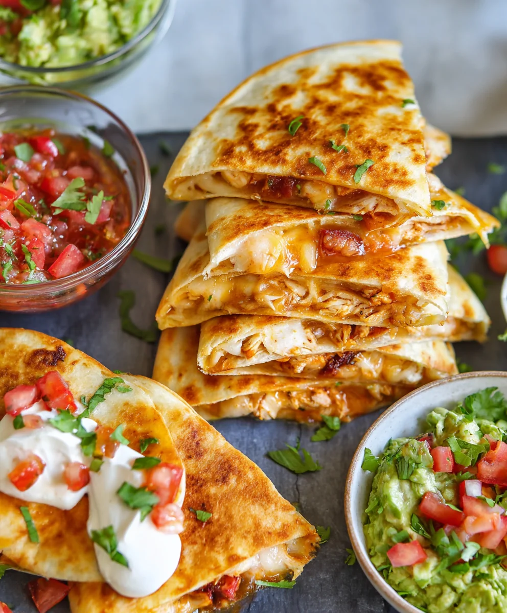 Easy Mini Chicken Quesadillas Recipe - Quick & Delicious