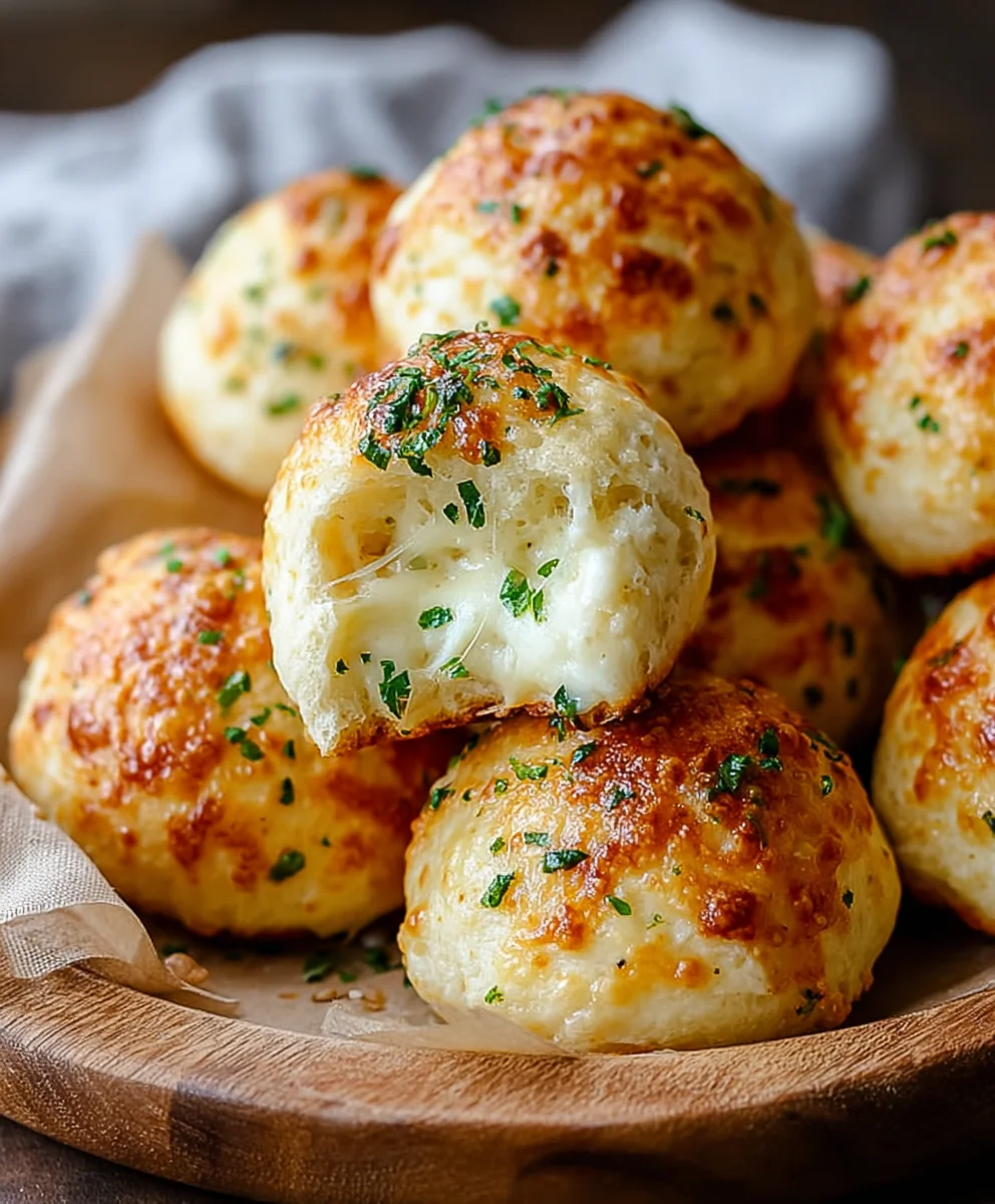 Gooey Mozzarella Biscuit Bombs- Easy Cheesy Bites