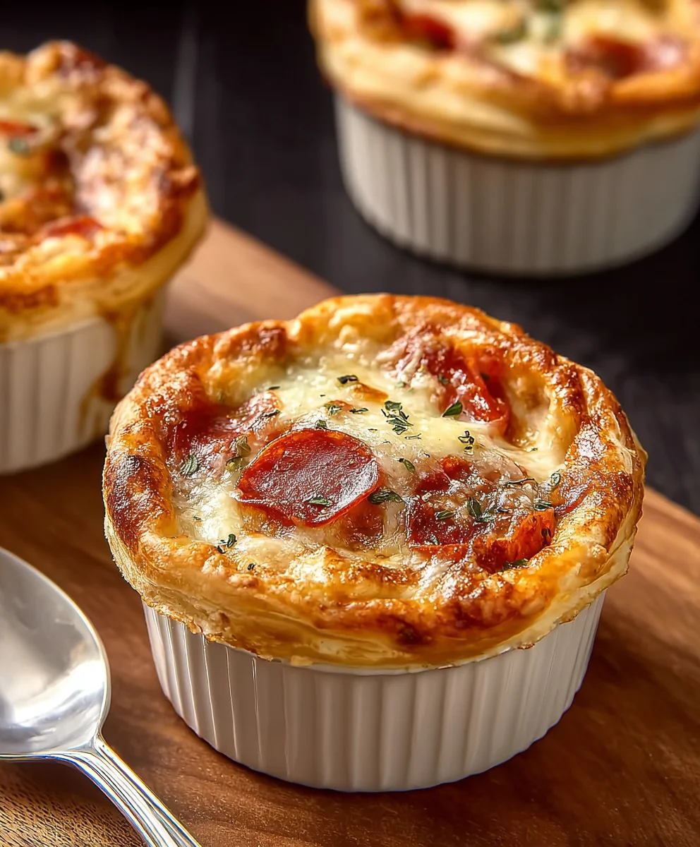 Mini Beef Pot Pies-Quick & Easy Pizza Flavors
