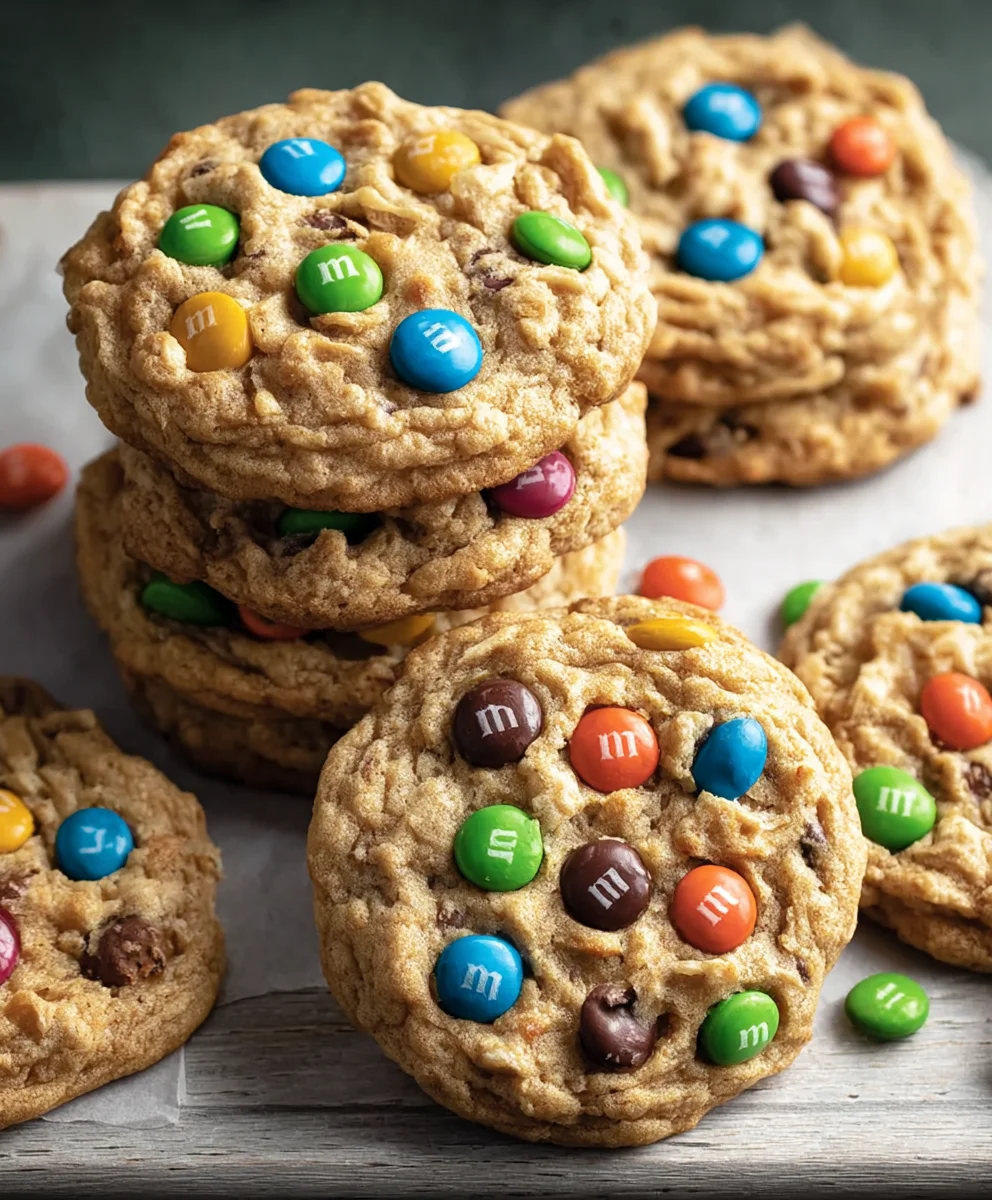 Monster Cookie Recipe - Deliciously Chewy & Easy