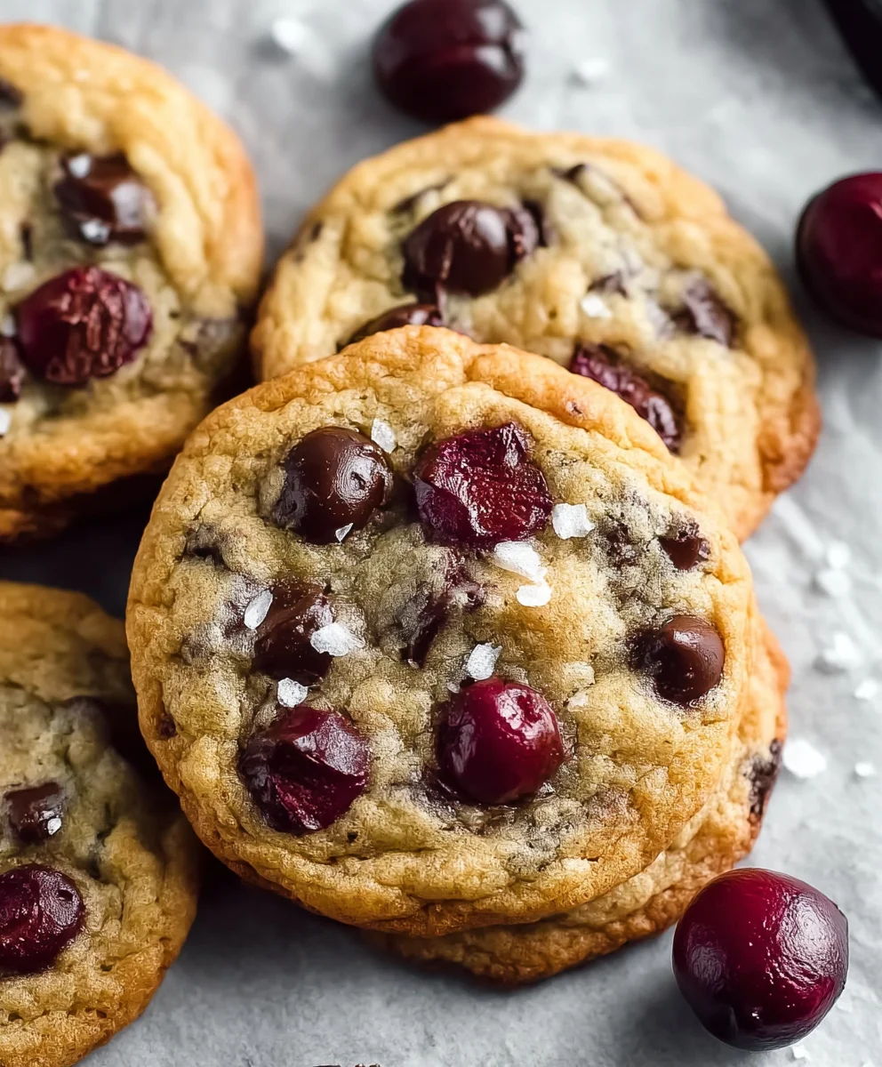 Cherry Chocolate Chip Cookie Bliss-Easy Recipe