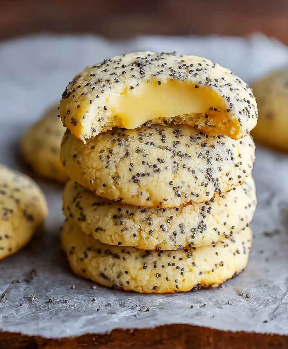 Lemon Poppy Seed Cookies - Easy Crum extractble Recipe