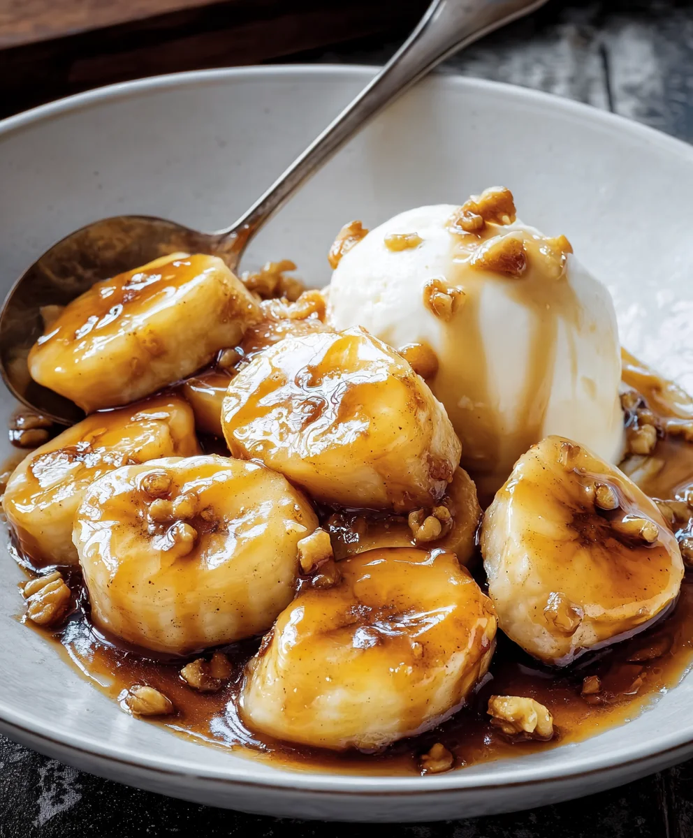 Quick Banana Foster Dessert-Easy & Delicious