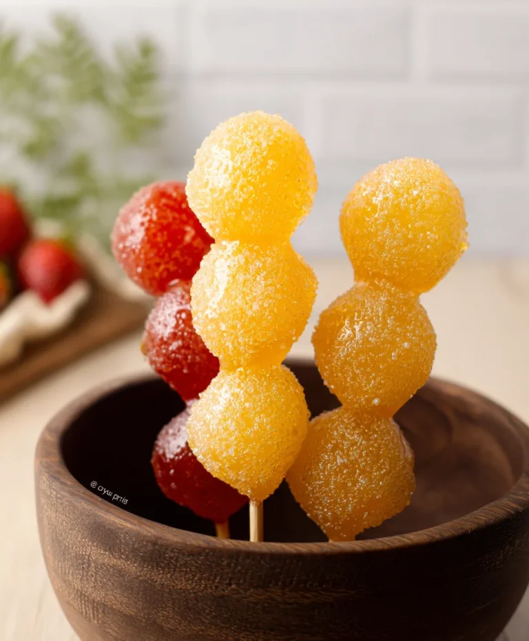 Easy Tanghulu Recipe-Sweet Candied Fruit Delight
