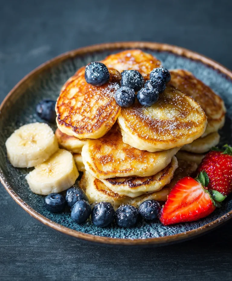 Fluffy Cottage Cheese Pancakes-Easy Delicious Breakfast