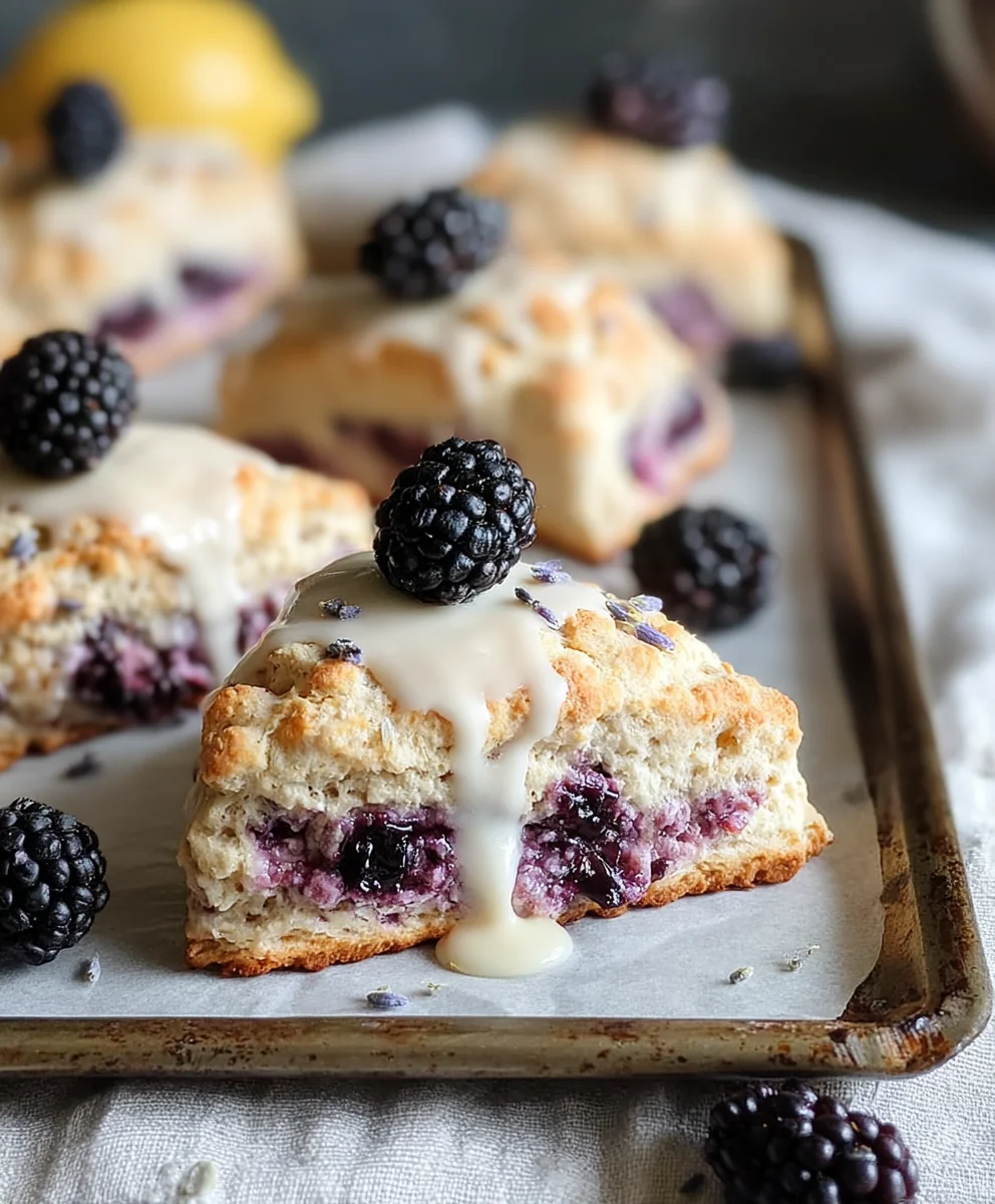 Blackberry Lavender Scones- Deliciously Floral Treats