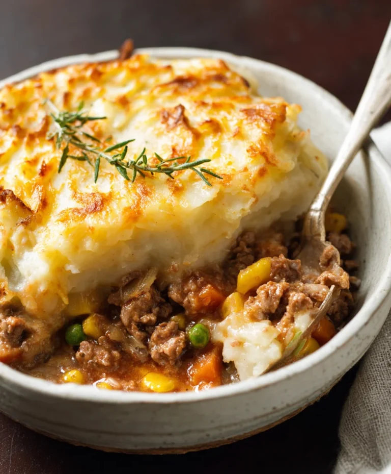 Classic Beef Shepherd’s Pie Recipe-Hearty Comfort Food