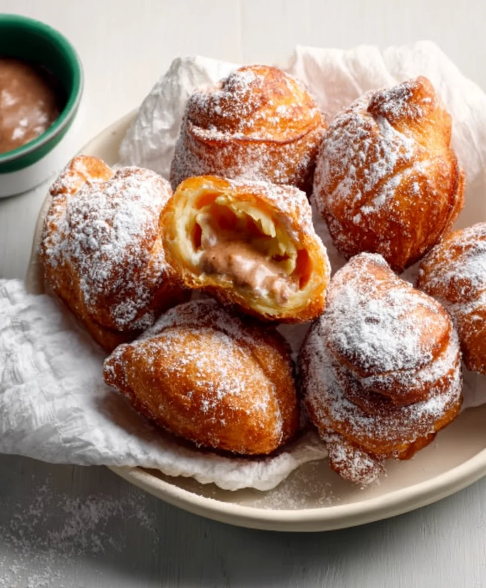 Fried Croissant Beignets - Easy Dessert Recipe