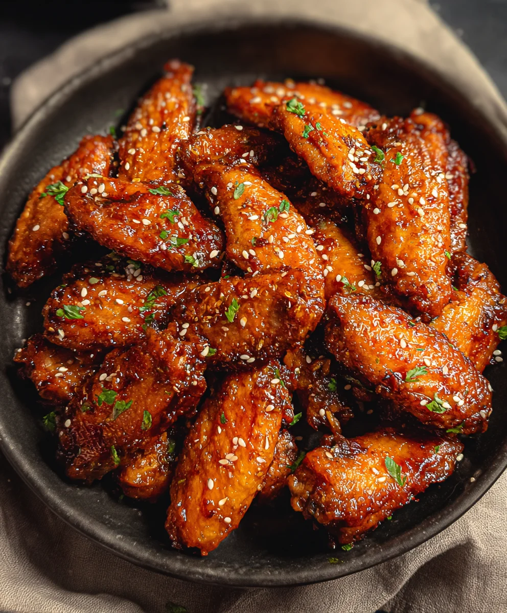 Juicy Honey Garlic Beef Wings Recipe