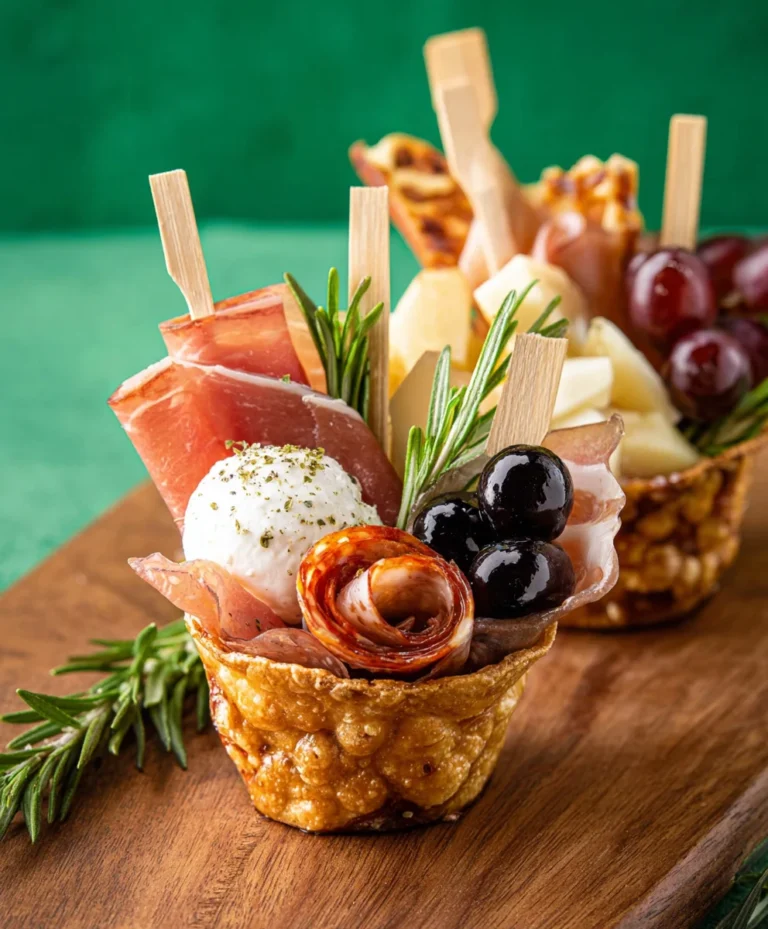 Easy Beef Charcuterie Cups-Party Perfect Appetizer