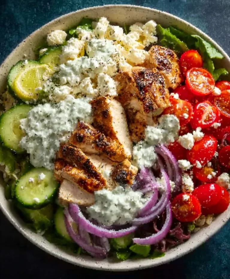 Easy Greek Chicken Bowls- Healthy & Flavorful Meal