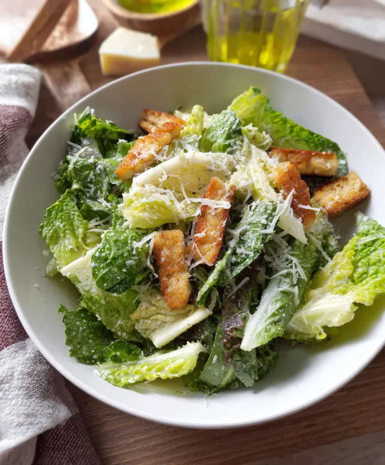 Easy Vegetarian Caesar Salad – Delicious & Quick Recipe