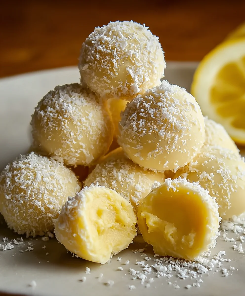 Zesty Lemon Truffles - Easy No-Bake Dessert Recipe