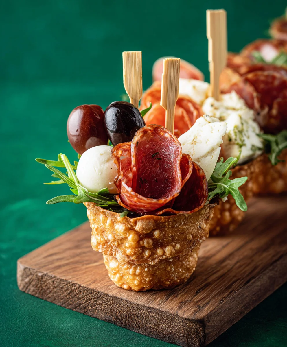 Easy Beef Charcuterie Cups-Party Perfect Appetizer