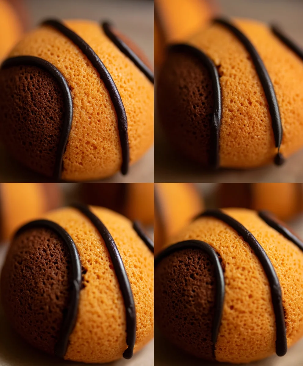 Easy Piping Basketball Cookies Recipe