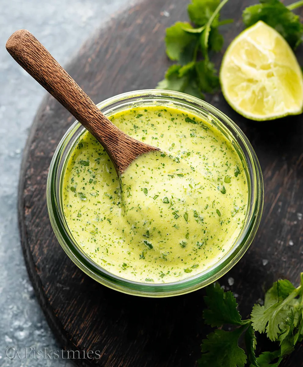 Zesty Cilantro Lime Sauce - Easy & Flavorful