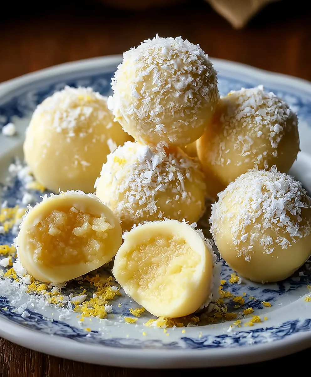 Zesty Lemon Truffles - Easy No-Bake Dessert Recipe