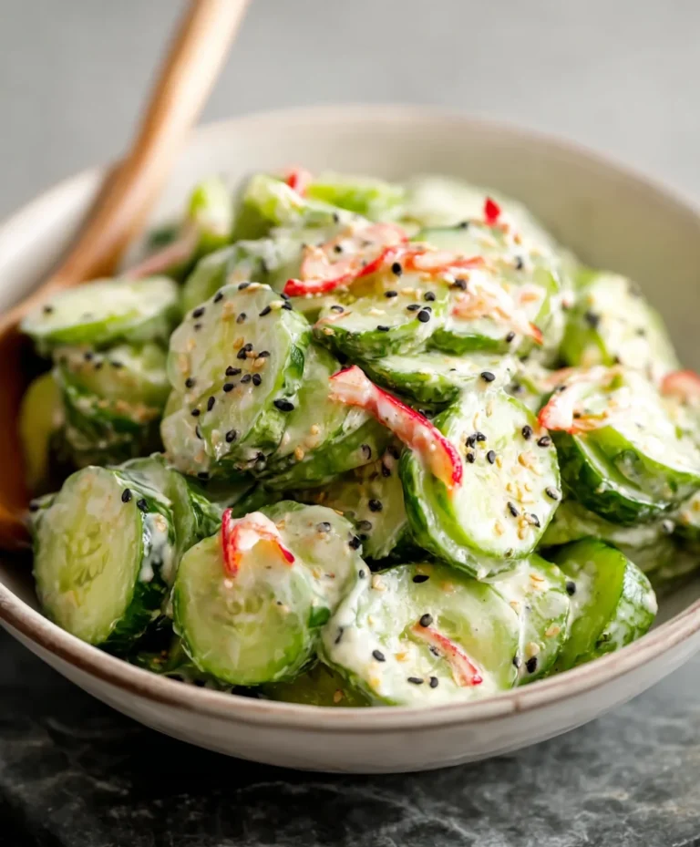 Easy California Roll Cucumber Salad – Fresh & Simple