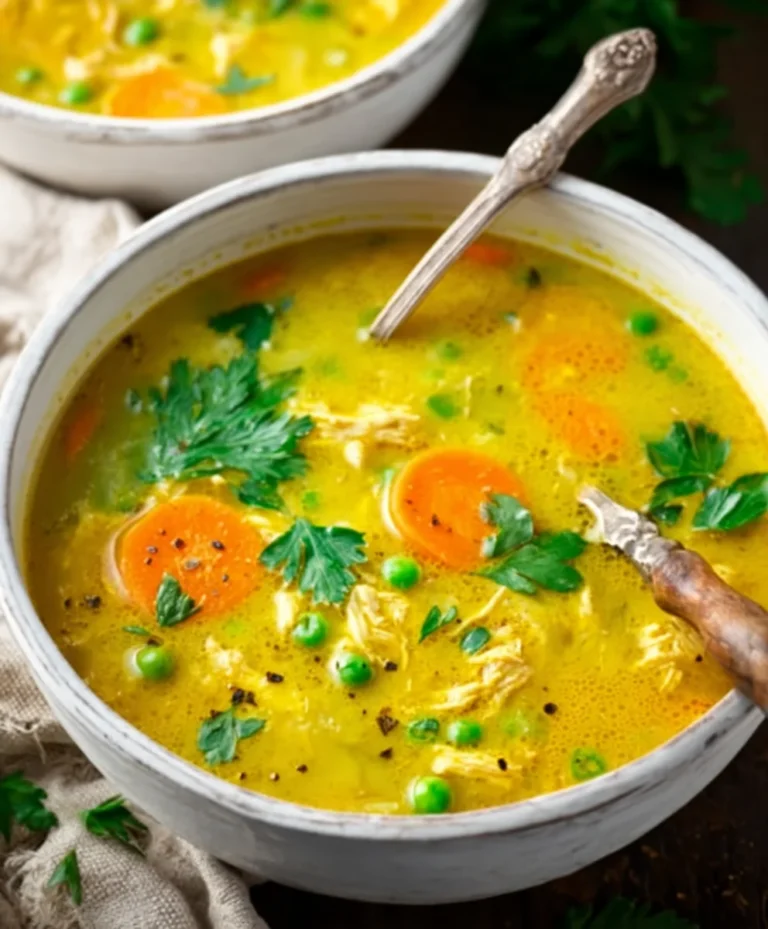 Turmeric Chicken Soup-Soothing Anti Inflammatory Recipe