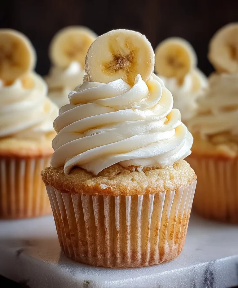 Banana Pudding Cupcakes – Delicious Creamy Treat