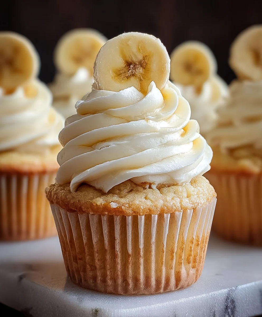 Banana Pudding Cupcakes - Delicious Creamy Treat