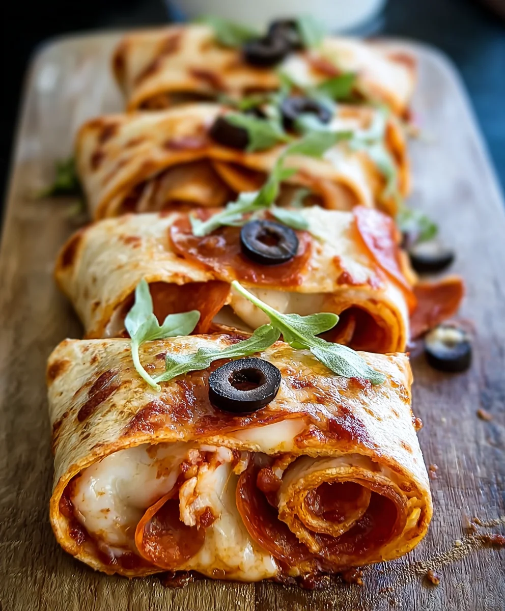 Easy Baked Pizza Wraps - Quick & Delicious Meal Idea