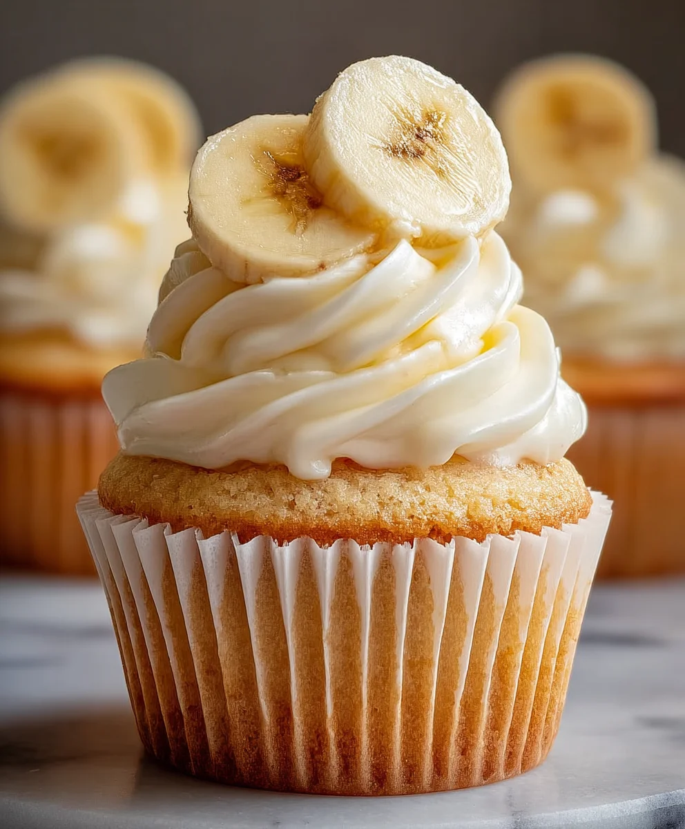 Banana Pudding Cupcakes - Delicious Creamy Treat