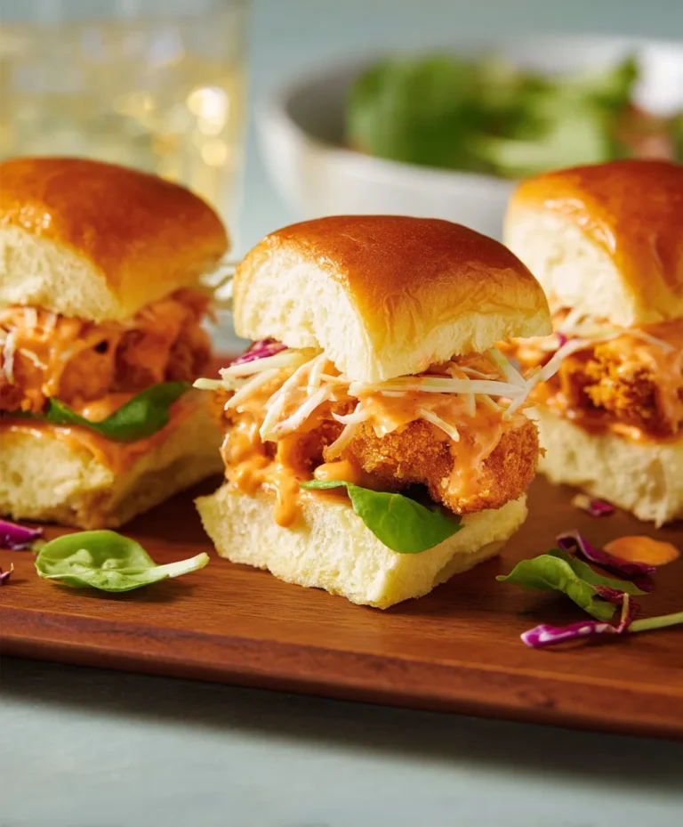 Easy Bang Bang Chicken Sliders – Spicy & Creamy