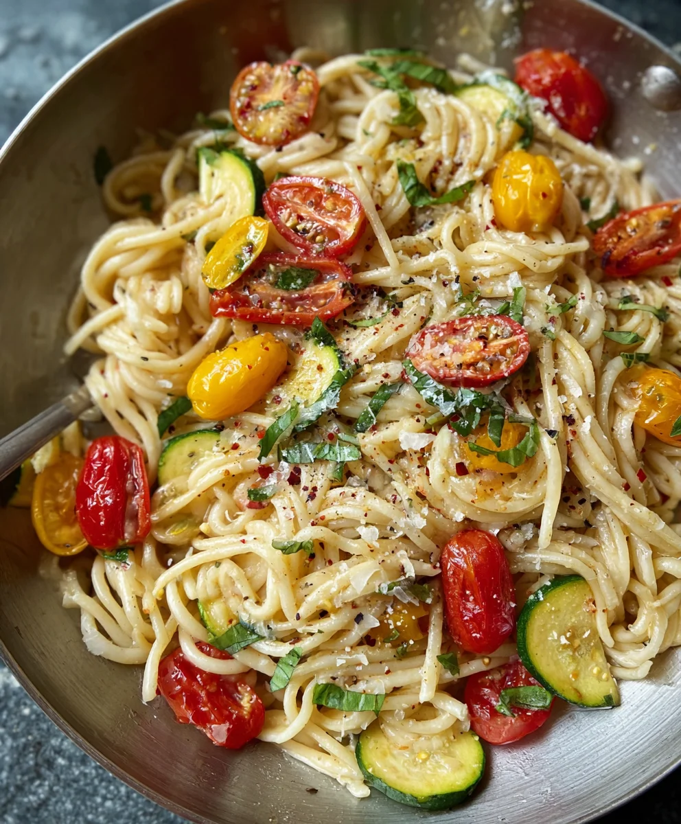 Ina Garten's Summer Garden Pasta- Fresh Flavors