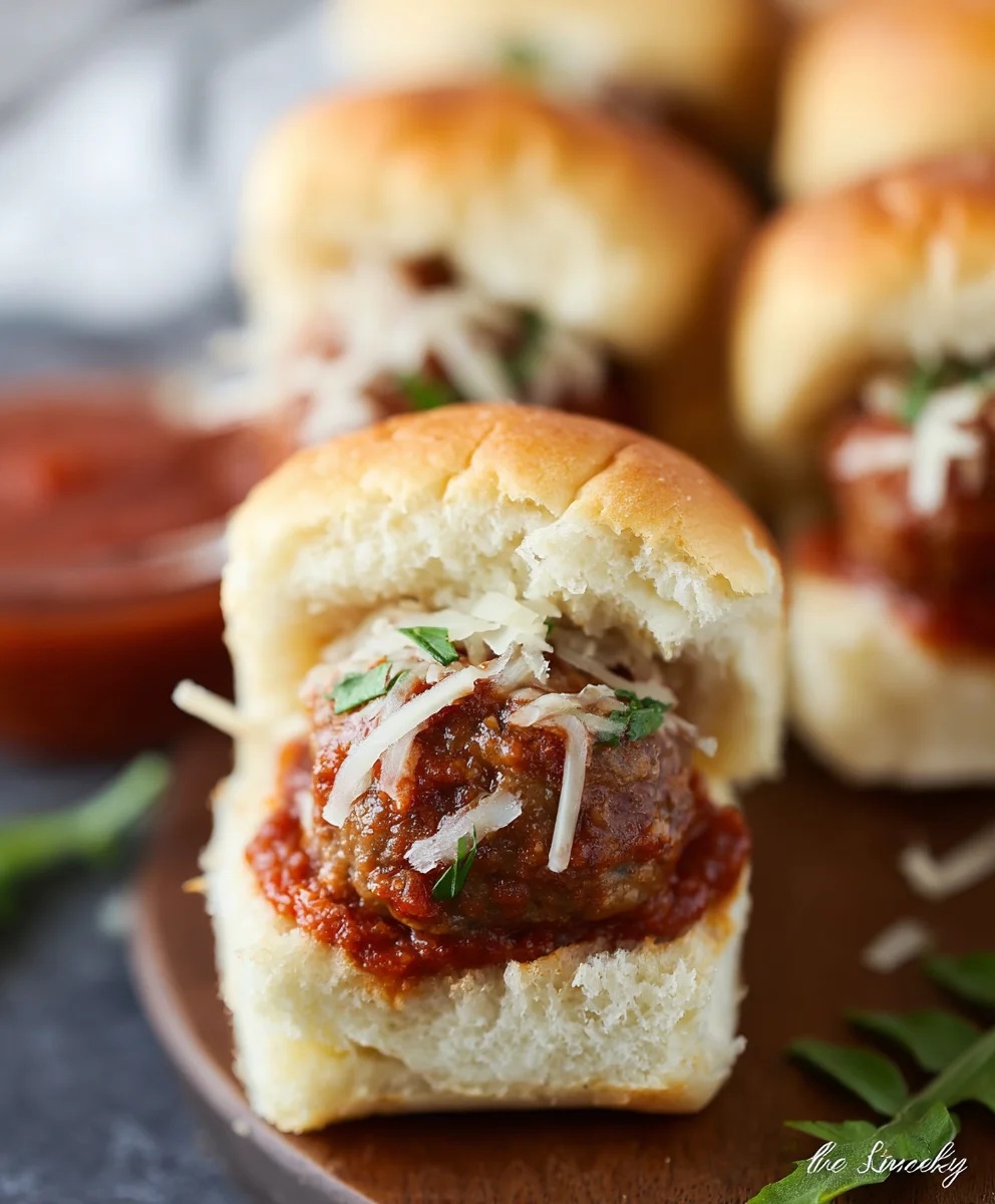 Juicy Beef Meatball Sliders- Easy Appetizer Recipe