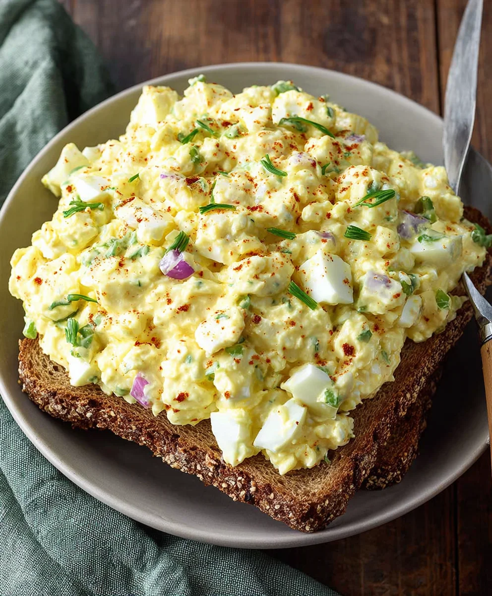 Simple Cottage Cheese Egg Salad - Easy & Creamy