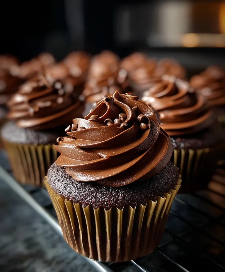 Decadent Chocolate Fudge Cupcakes-Easy Recipe