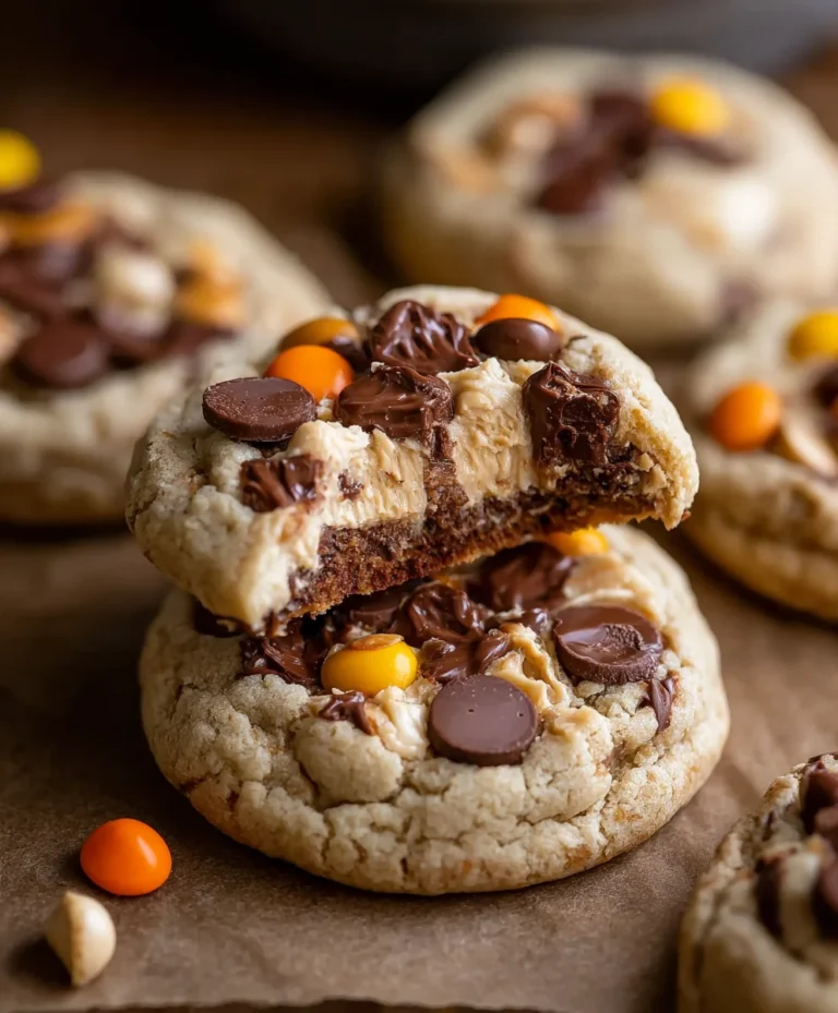 Reese’s Cheesecake Cookies-Decadent Peanut Butter Cups