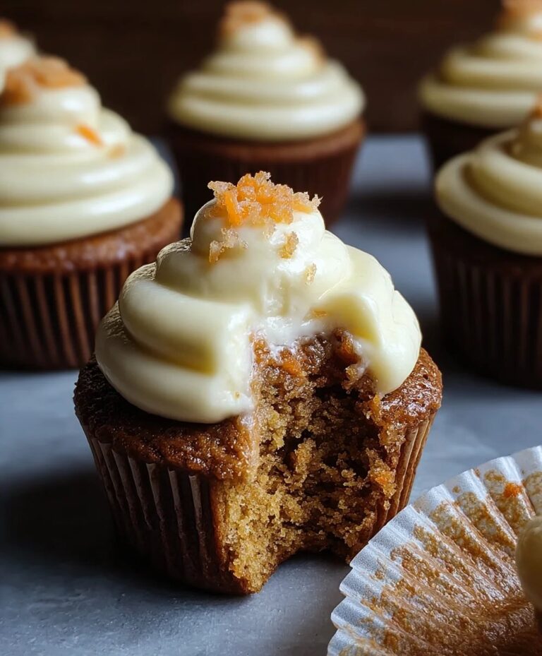 Carrot Cheesecake Cupcakes – Divine Dessert Bites