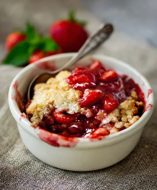 Strawberry Cobbler