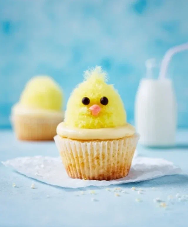 Easter Chick Cupcakes